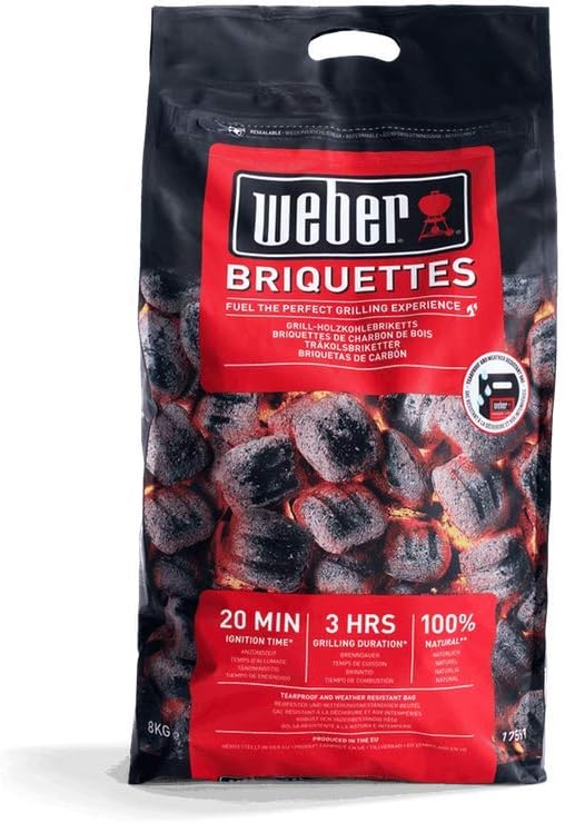 Weber Classic Kettle barbecue au charbon de bois, surface de cuisson ? 57cm, barbecue avec couvercle et cuve en acier emaillé, thermomètre intégré au couvercle, trépied et roues - Noir (1341504)