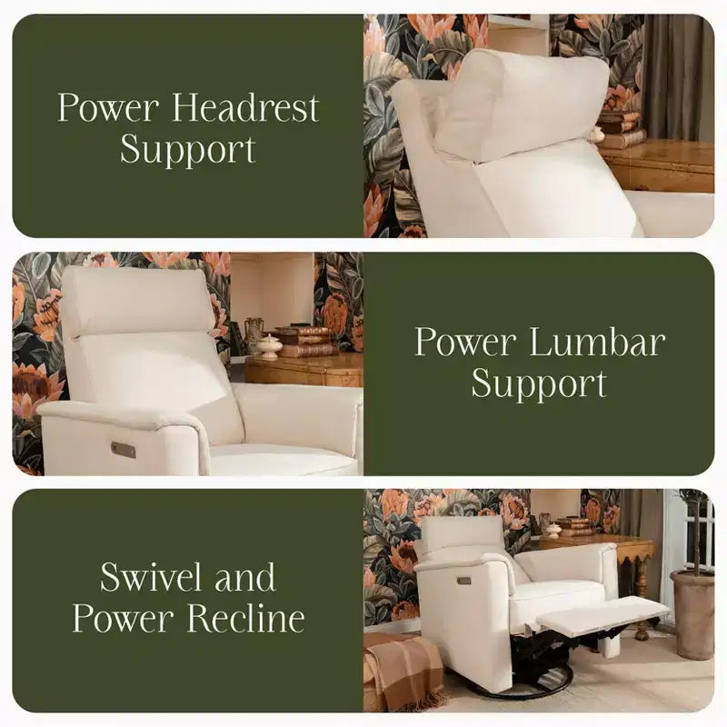 Namesake Willa Pro Power Glider Recliner w/ Power Lumbar