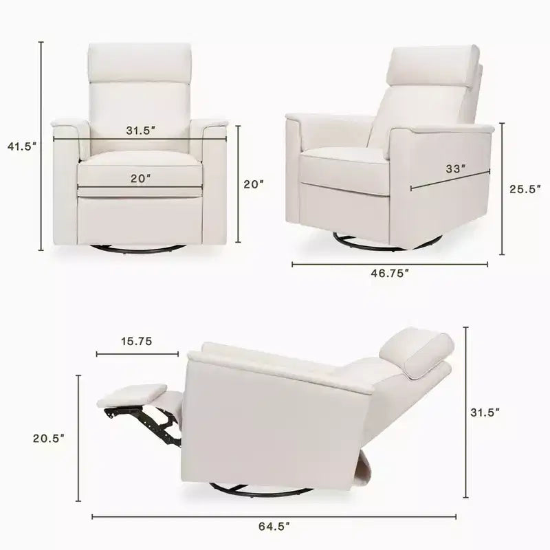 Namesake Willa Pro Power Glider Recliner w/ Power Lumbar