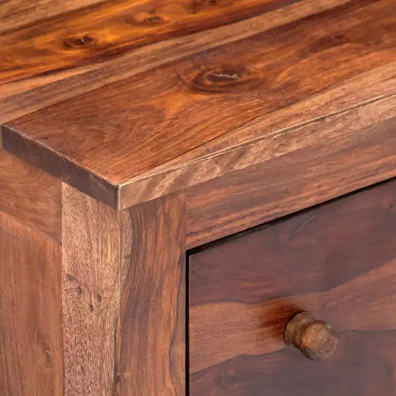 vidaXL Coffee Table Brown with multicolored drawer fronts