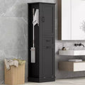 GDFStudio Finn Modern Tall Storage Cabinet with Tilt-Out Compartment and Adjustable Shelves