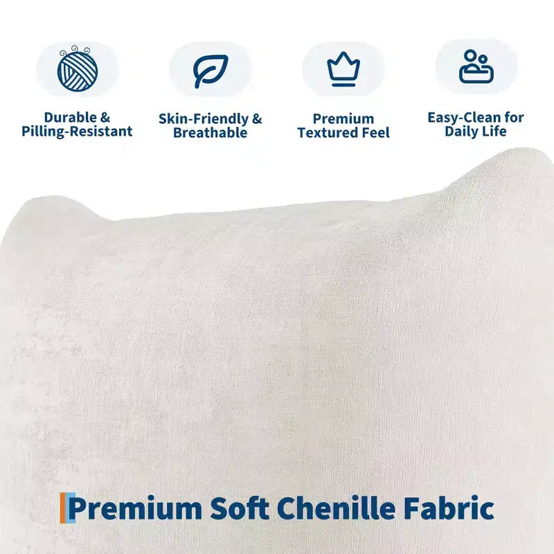 GustoWave Mid-Century Modern Chenille Loveseat Sofa - 58 Cloud Couch with High Resilience Sponge for Small Spaces, Apartment Living