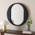Ollie Mirror - 29.84 x 29.84 - MRR9034 - Black -Safavieh