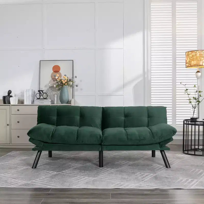 GDFStudio Zari 70.87'' 2-Seater Modern Convertible Foldable Upholstered Sofa Bed