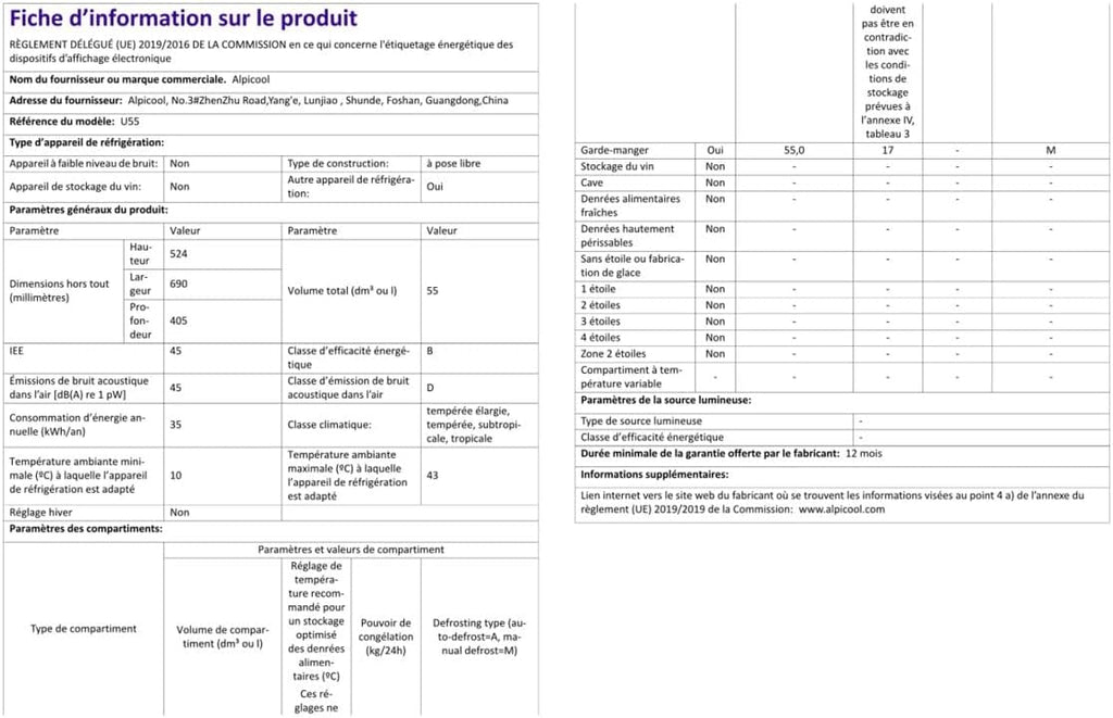 AAOBOSI 45L Glacière à Compresseur, Glaciere électrique -20°C à 20°C, Frigo Camion APP&Bouton Contr?le, 12/24V DC et 100-240V AC Glaciere Camping Pour Voiture, Camion, Bateau et Prise De Courant