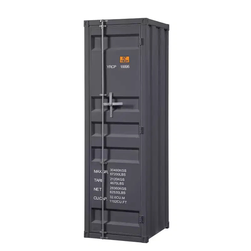 20" CargoWardrobe Gunmetal - Acme Furniture