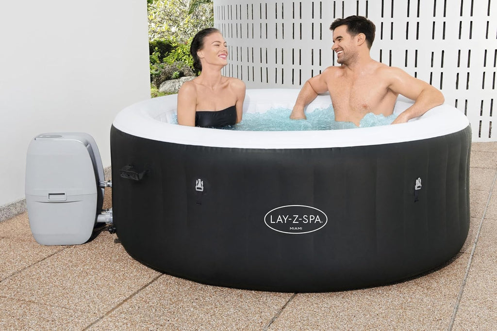 Spa gonflable rond BESTWAY Lay-Z-Spa? Miami Airjet? 2 - 4 personnes