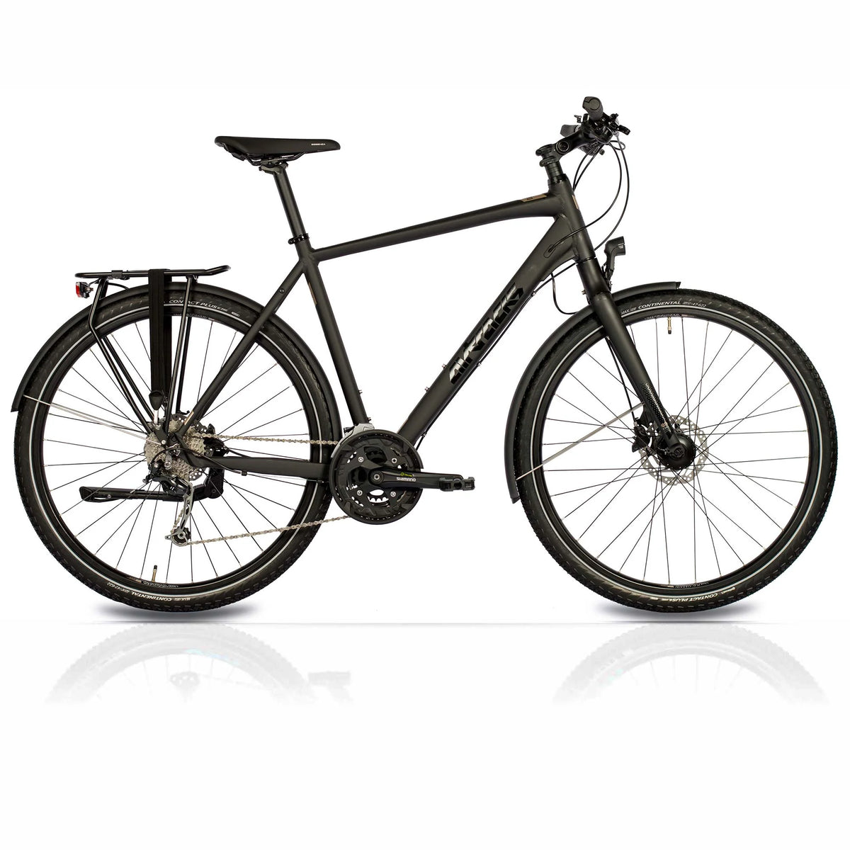 28 pouces homme XXL vélo de randonnée tr.2880 vélo de randonnée 27 x Gang Shimano DEORE rd-m592 SGS noir