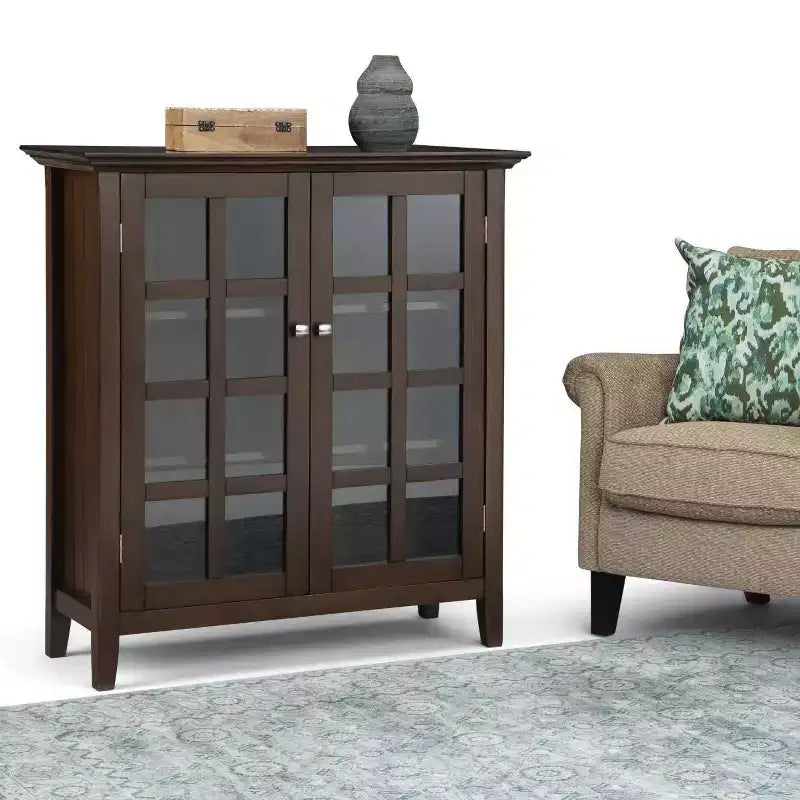 Normandy Solid Wood Medium Storage Cabinet - Wyndenhall