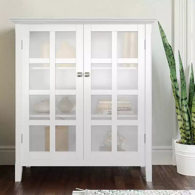 Normandy Solid Wood Medium Storage Cabinet - Wyndenhall