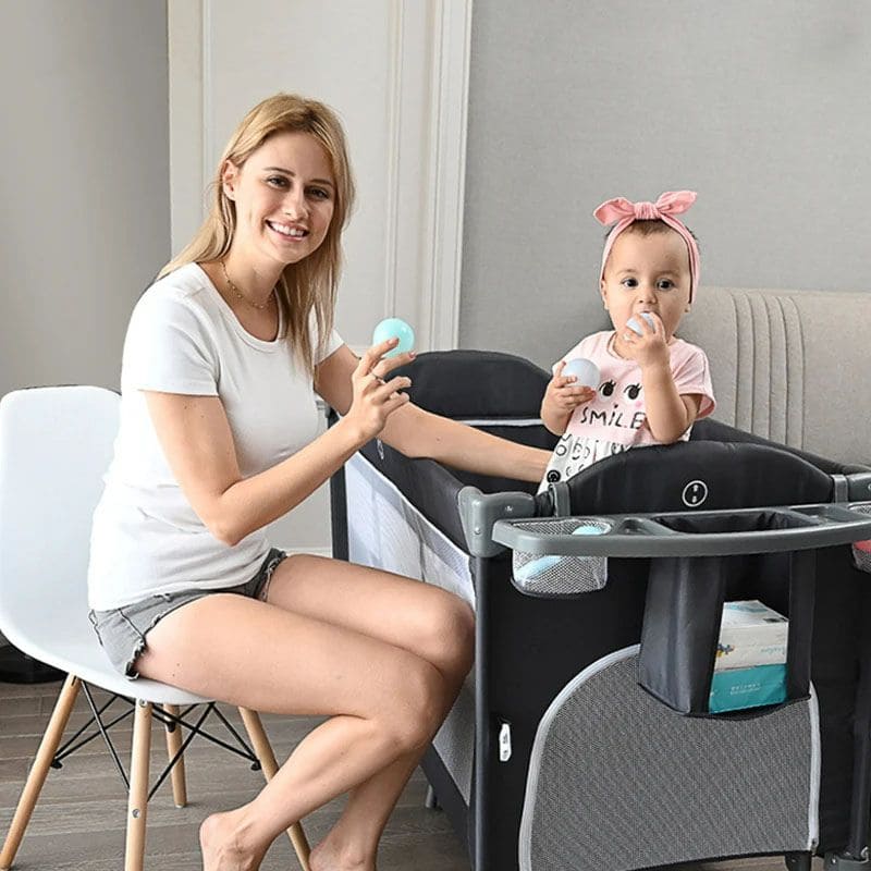 Berceau Bébé 3 en 1 - Confort et Mobilité  | FlexiBed